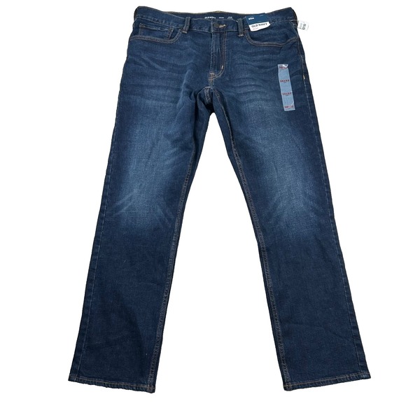Old Navy Other - Old Navy Jeans Mens 36x32 Lim Dark Wash Denim Classic Flex Stretch